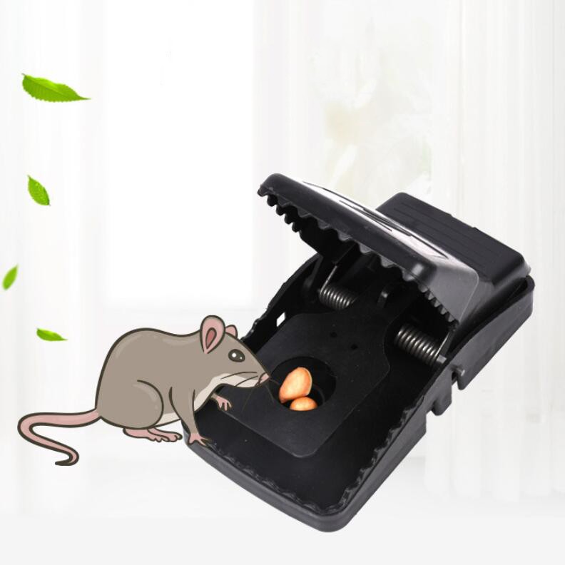 อุปกรณ์ดักหนู ที่ดักหนู ที่ดักหนูในบ้าน กับดักหนู ที่จับหนู แบบสปริง ที่ดักหนูอัตโนมัติ ไม่ต้องใช้สารเคมี สีดำ -591