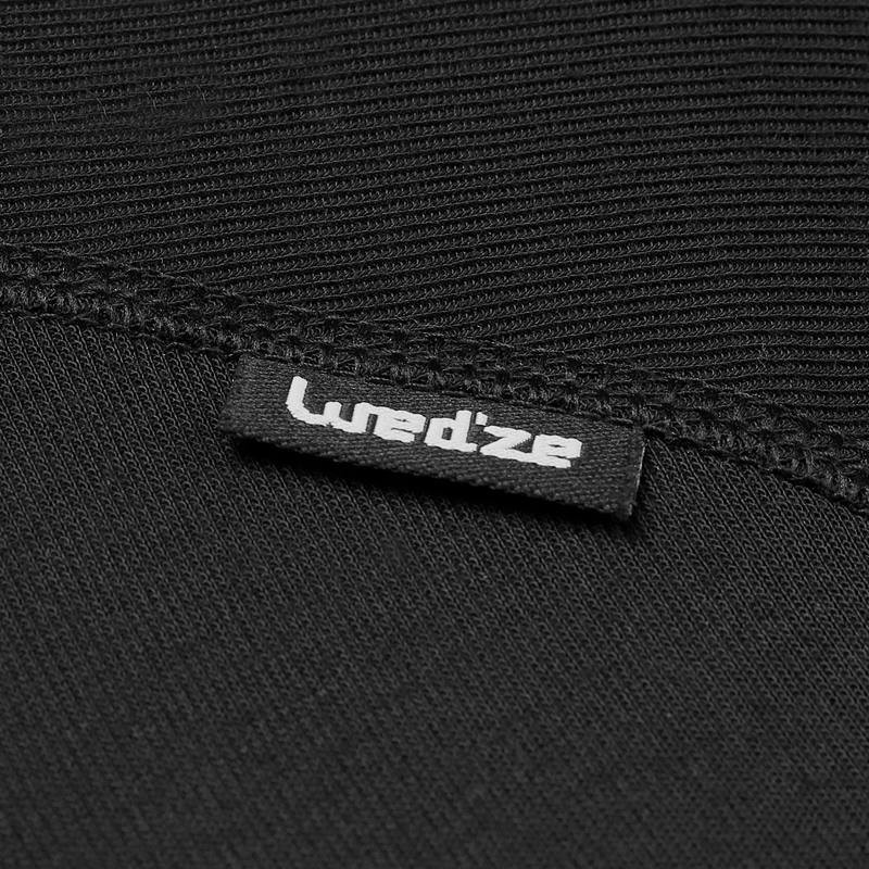 เสื้อตัวในผู้หญิงสำหรับใส่เล่นสกีรุ่น SIMPLE WARM (สีดำ)