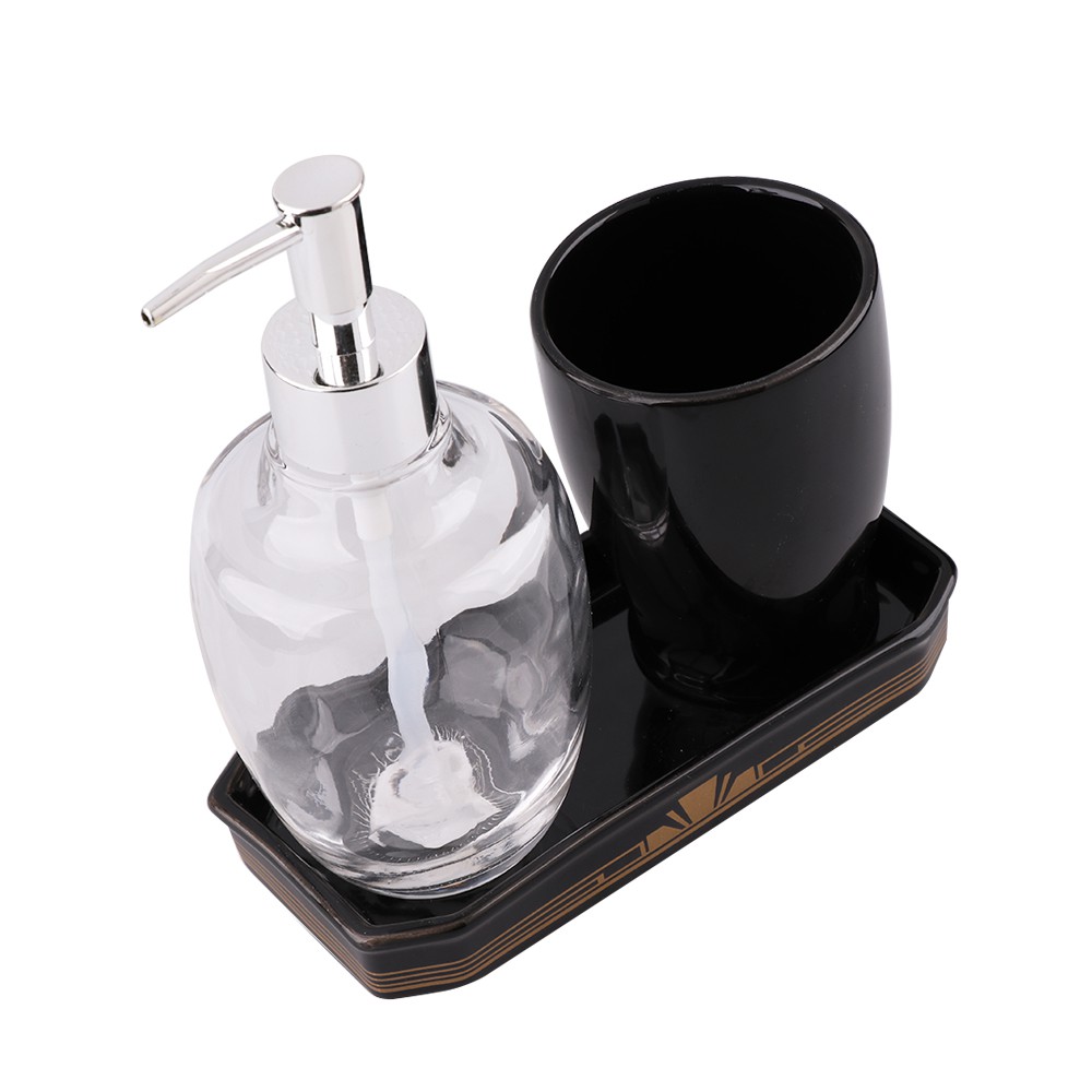 กระปุกห้องน้ำเซรามิก MOYA CE1538A-LD สีดำ อุปกรณ์ภายในห้องน้ำ