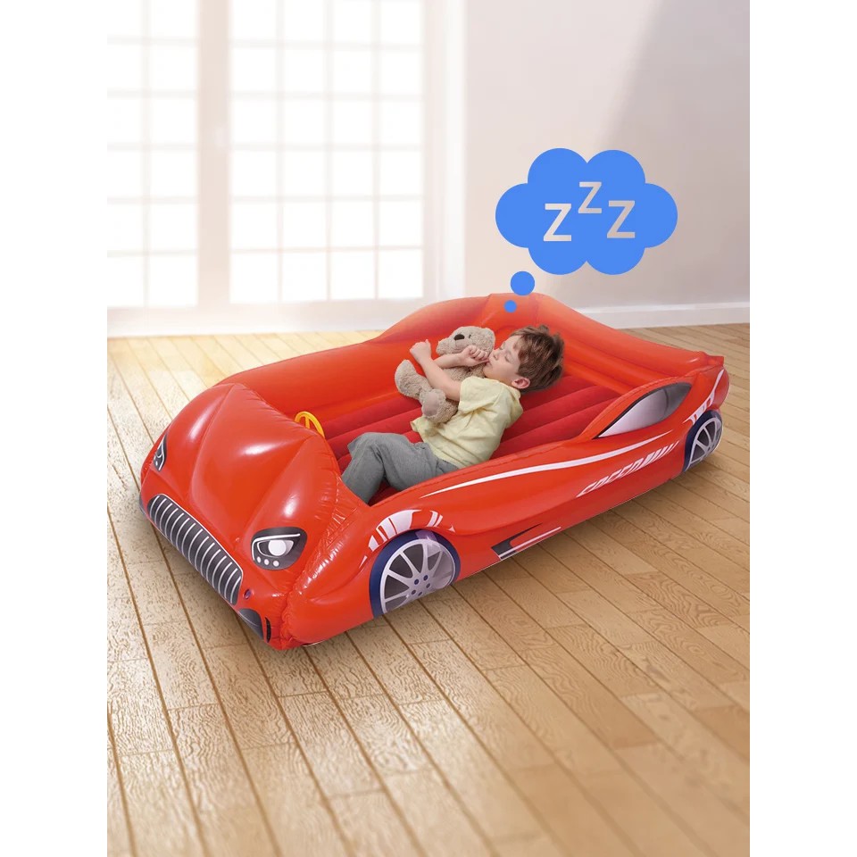!!สินค้าขายดี!! ที่นอนเป่าลมสำหรับเด็ก Racing Car Bed
