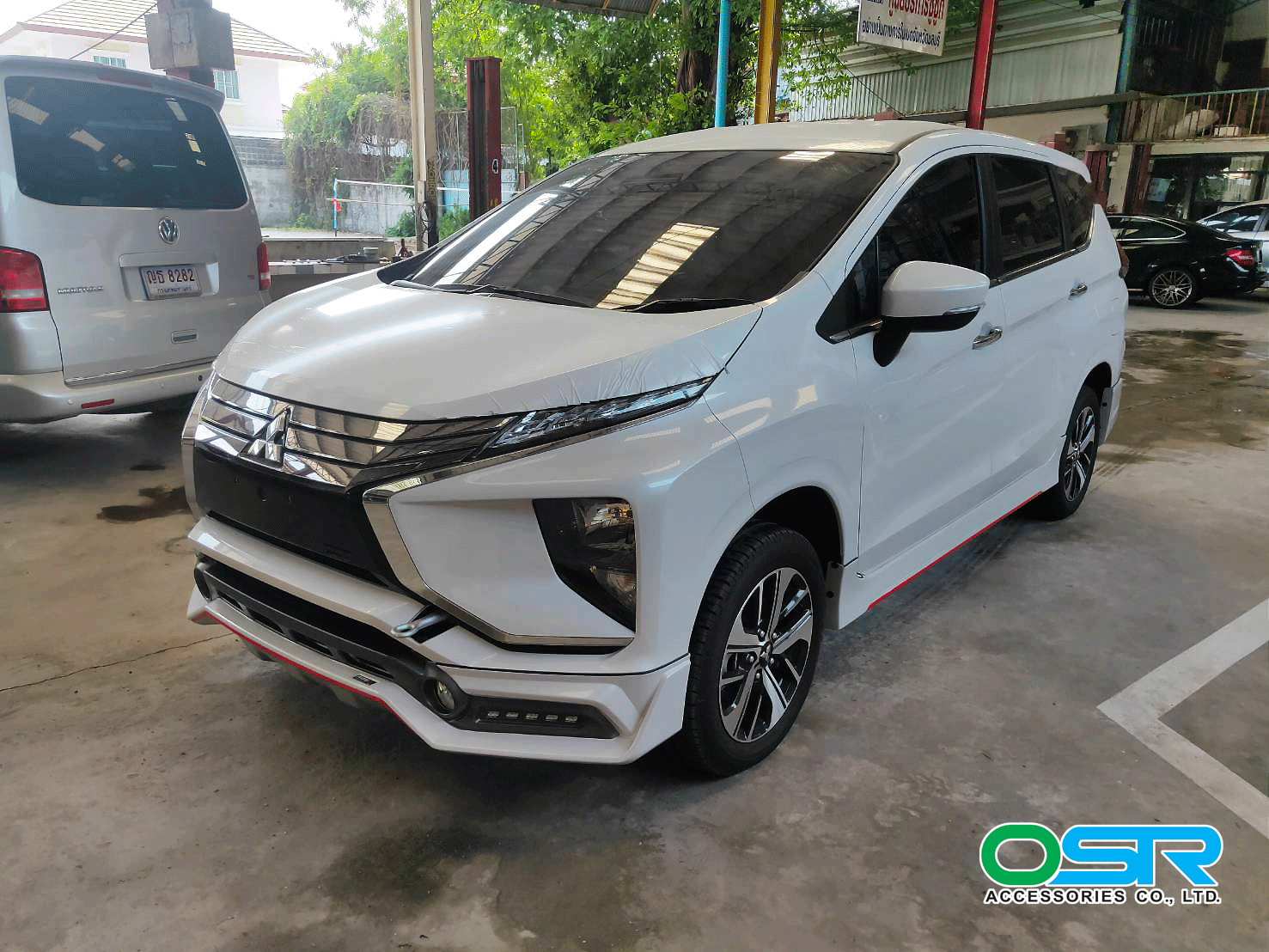 ชุดแต่งรถ-สเกิร์ต-อุปกรณ์แต่งรถ Mitsubishi Xpander ทรง IDEO By OSR