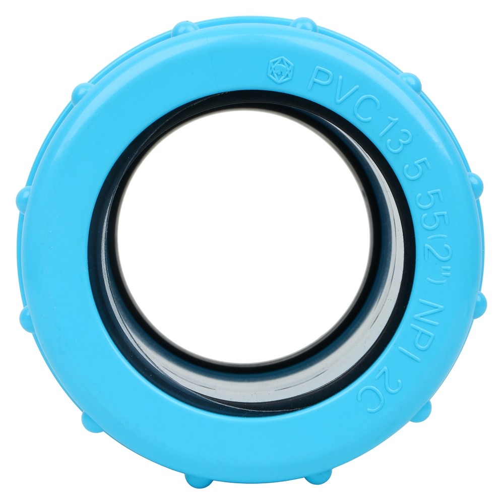 ท่อประปา ข้อต่อ ท่อน้ำ ท่อPVC ข้อต่อยูเนี่ยน-หนา SCG 2นิ้ว สีฟ้า UNION PVC SOCKET SCG 2" LITE BLUE