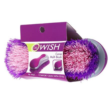 แปรงไนลอนขัดพื้นและผนัง BE WISH 40544 ทำจากเส้นใยไนลอนที่หนาเป็นพิเศษ ทนทาน