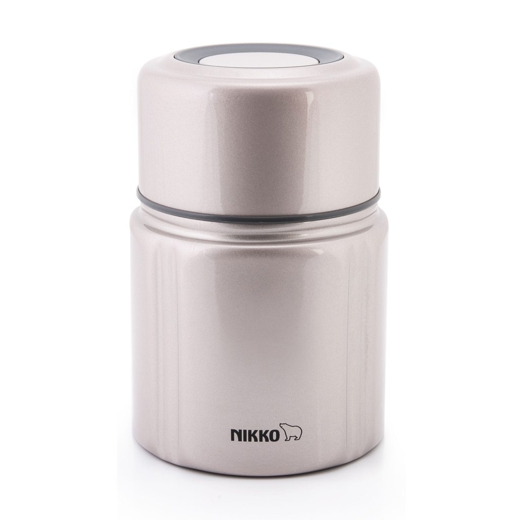 NIKKO ถ้วยซุปสุญญากาศ ขนาด 0.65 ลิตร สีเงิน