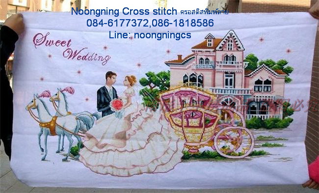 เสือโคร่ง ชุดปักครอสติส พิมพ์ลาย ครอสติสจีน งานฝีมือทำที่บ้าน DIY