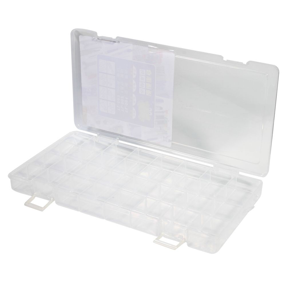 กล่องแบ่ง 32 ช่อง15.5x30x3 ซม. TL503 สีขาว