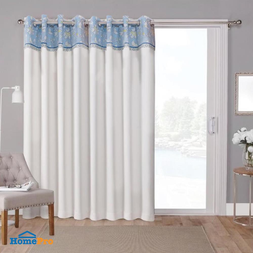 ผ้าม่าน EYELET CHILD FREEDOM STYLE CHASHMA 145X220 ซม. สีฟ้า ผ้าม่านประตู CURTAIN ผ้าม่านและมู่ลี่