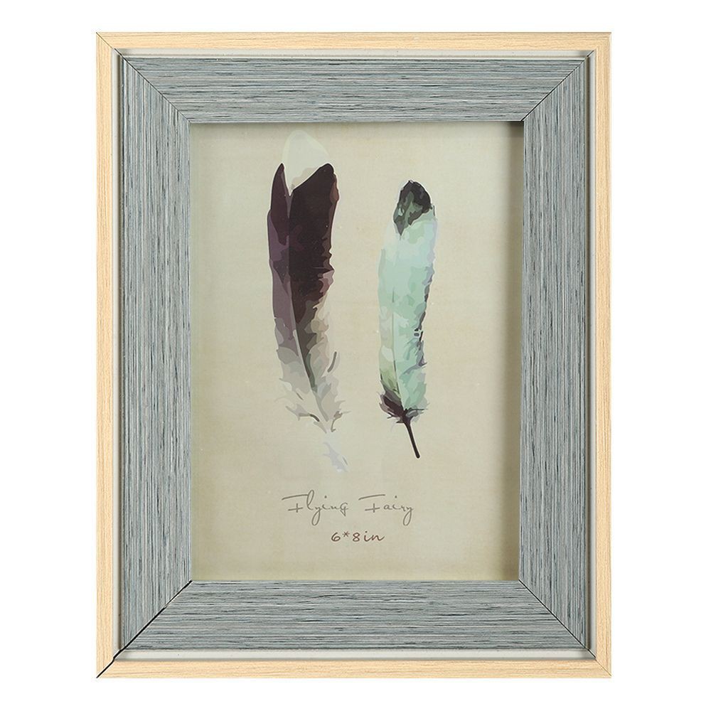 กรอบรูป HOME LIVING STYLE FEATHER 6X8 นิ้ว สีเขียว กรอบรูป