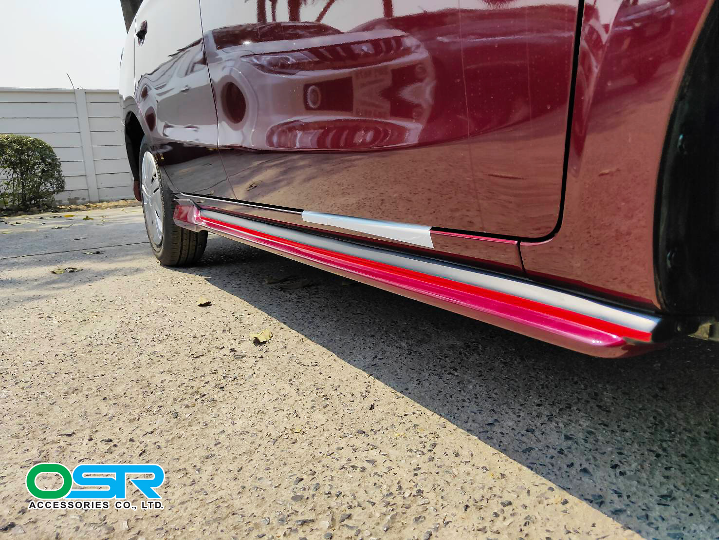 ชุดแต่งรถ สเกิร์ต-สปอยเลอร์ New Mitsubishi Attrage 2020 ทรง SR-Limited By OSR