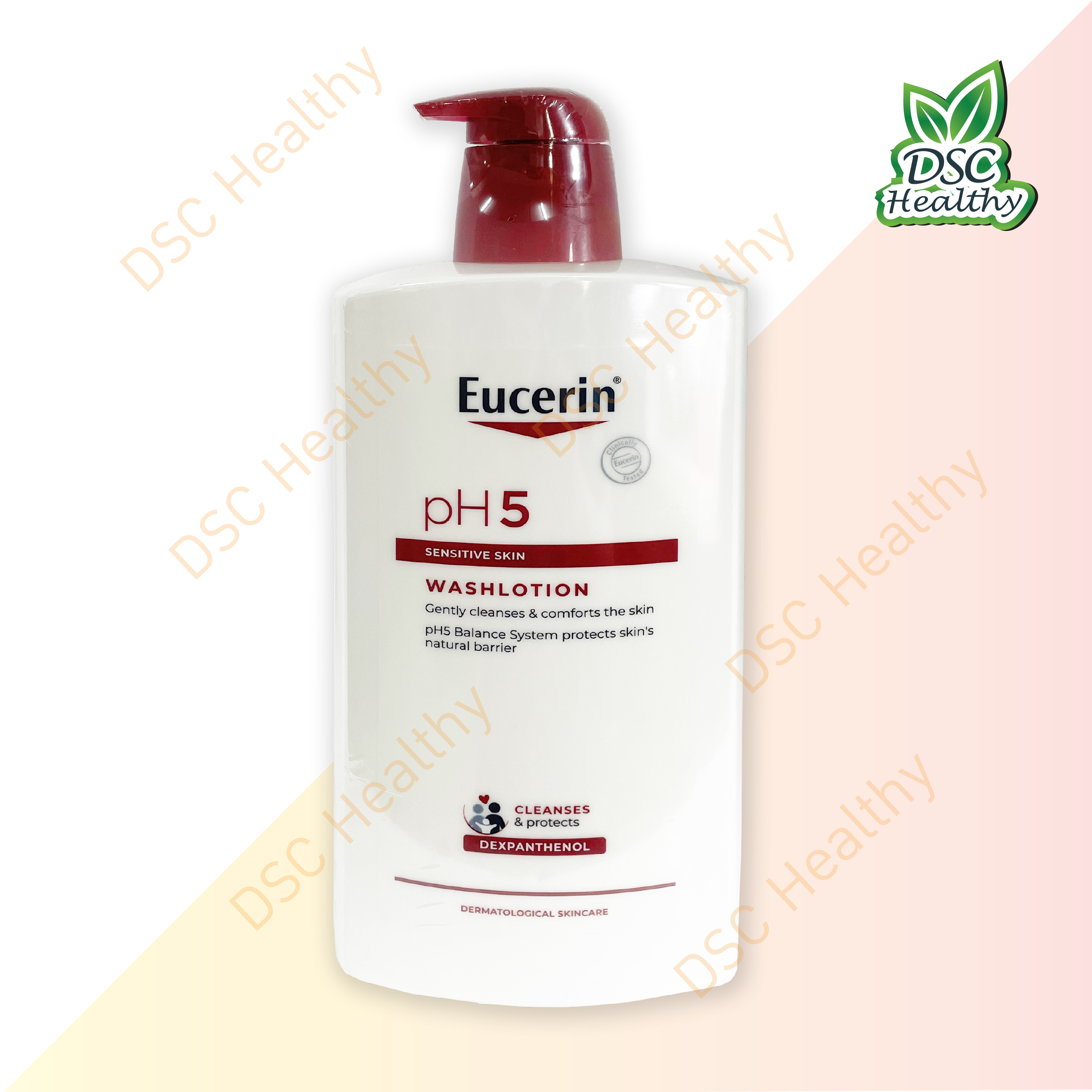 Eucerin pH5 SENSITIVE SKIN WASHLOTION Cleanses & protects DEXPANTHENOL 1000ml