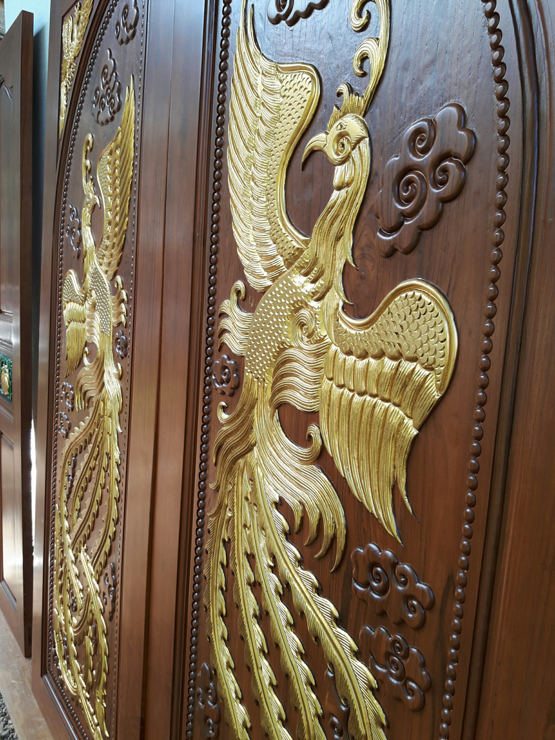 ประตูไม้สักบานคู่ GBB - 07 (คลิกรายละเอียดที่รูป)