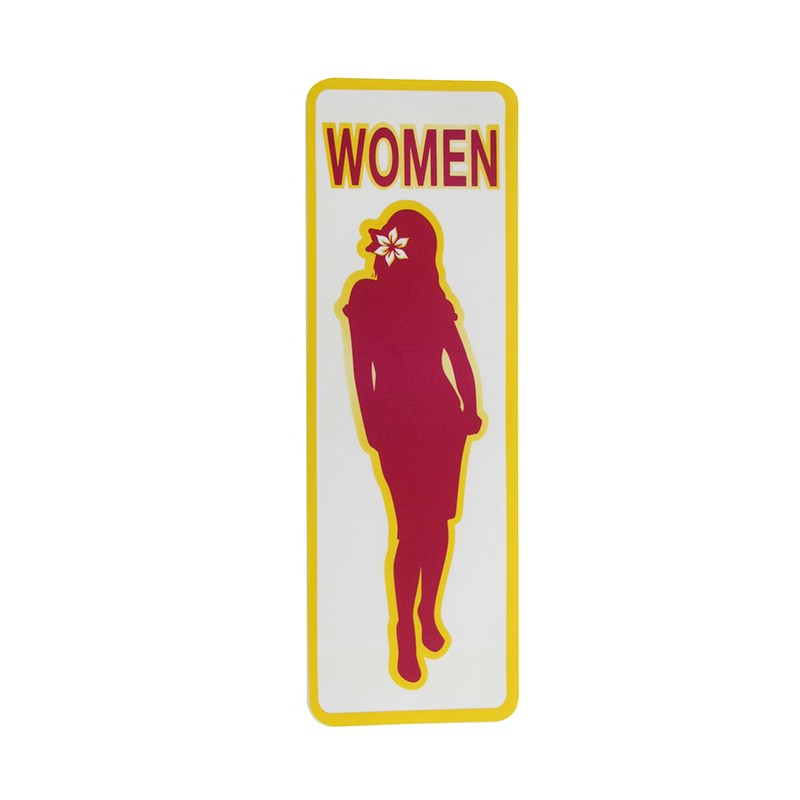 S823 ป้ายPP Women 2 9.5X28 ซม.