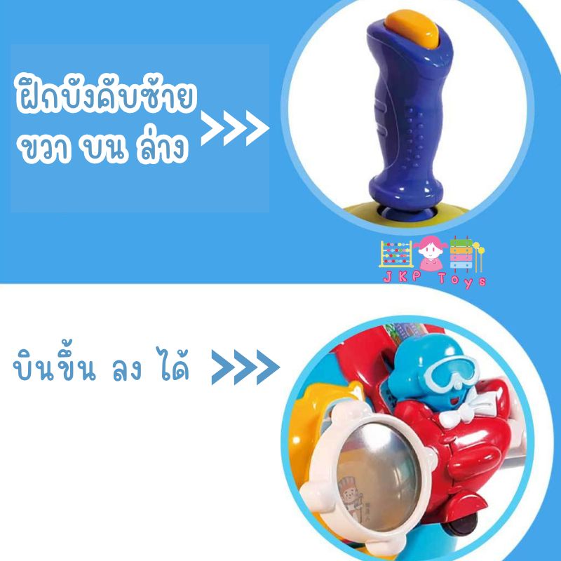 Todds & Kids Toys by JKP Toys ของเล่นลูกโลกจำลอง มีเสียง เรียนรู้เมือง-ประเทศต่างๆ Globe Study Game