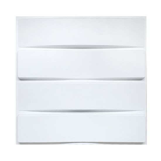 KASSA HOME วอลล์เปเปอร์ PVC 3D รุ่น D013 ขนาด 50 x 50 ซม. สีขาว (CDU) สำหรับตกแต่งผนัง ผลิตจากวัสดุคุณภาพดี