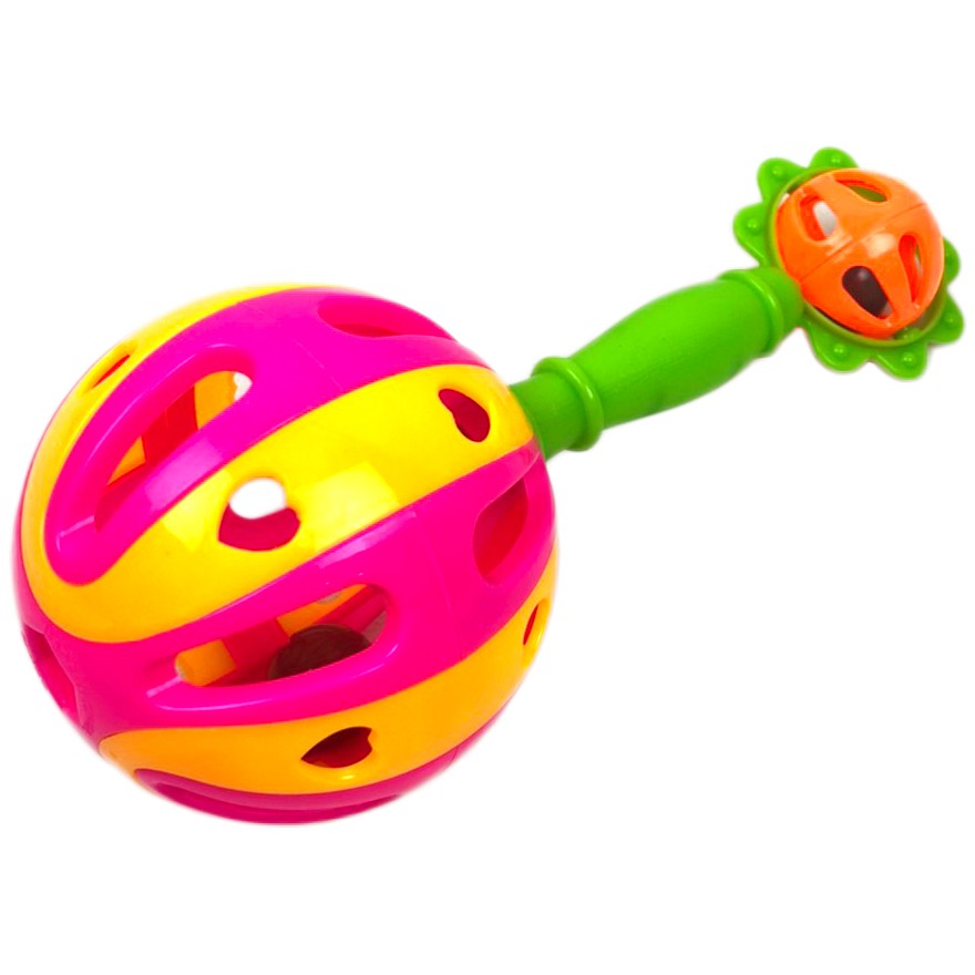 THETOY ของเล่นเด็ก เขย่ามือมีด้าม มี 8 แบบ ขนาด ก.7* ย.7* ส.20 ซม. เครื่องดนตรี