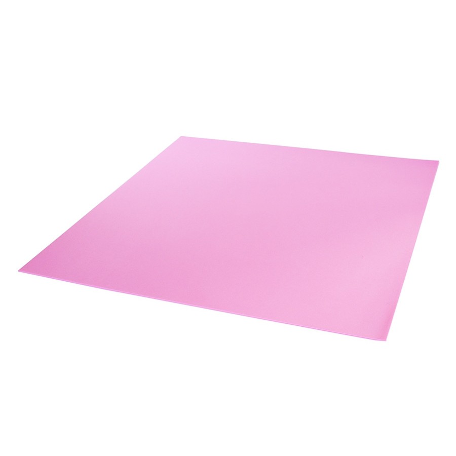 สีชมพู แผ่นโฟมยาง ขนาด 55x55 ซม. หนา 2 มม. จำนวน 5 แผ่น
