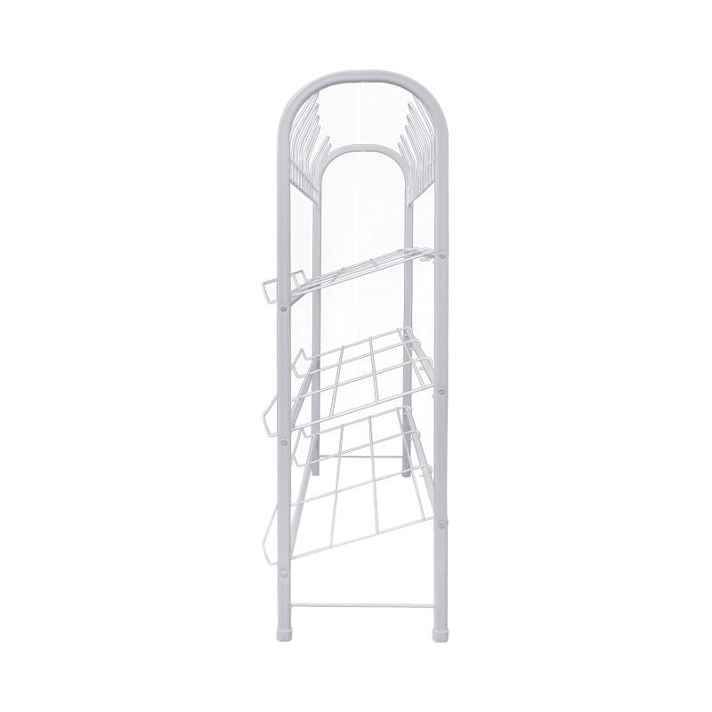 ชั้นวางรองเท้าลวดเคลือบ 4 ชั้น MP รุ่น MPS16 ขนาด 70.5 x 27.3 x 85.5 ซม. สีขาว สวยงาม โดดเด่น ดูทันสมัย