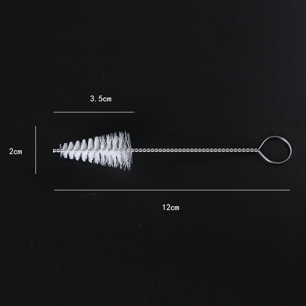 อุปกรณ์แปรงขนไนล่อนสแตนเลสทองเหลืองสําหรับทําความสะอาดขวดนมเบเกอรี่ SWHM