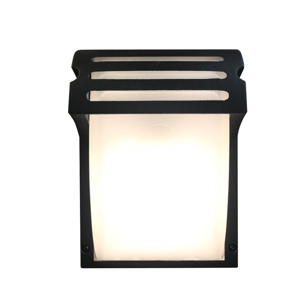 ไฟผนังนอก CARINI XG9483 CLASSIC แก้ว/อลูมิเนียม สีดำ ไฟตกแต่งสวน ไฟภายนอก