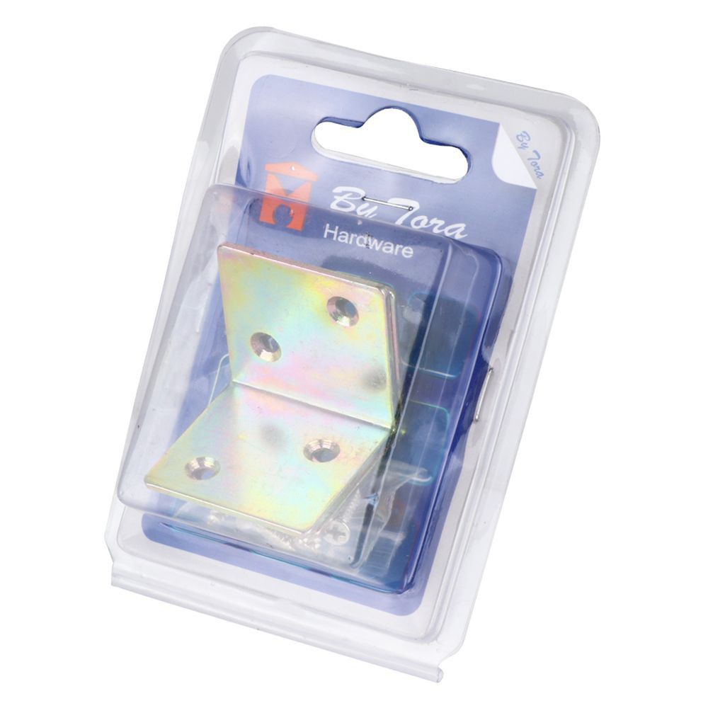 เหล็กฉาก 4 รู BY TORA 40X40X2 มม. สีรุ้ง BRACKET BY TORA 40X40X2MM RAINBOW