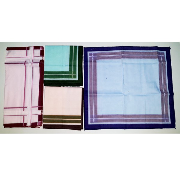 1โหล12 ผืน ผ้าเช็ดหน้า คอตตอน ขนาด 30x30cm