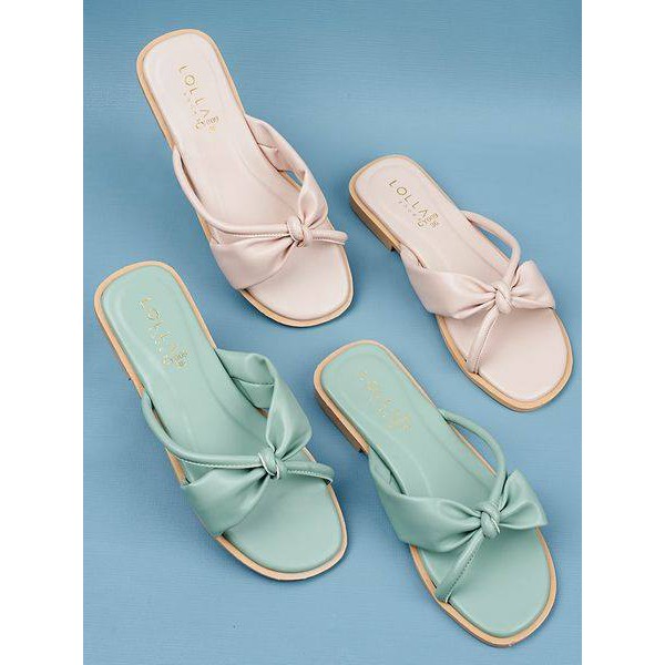 !!สินค้าขายดี!! รองเท้าแตะประดับโบว์ Sandals with Bowtie