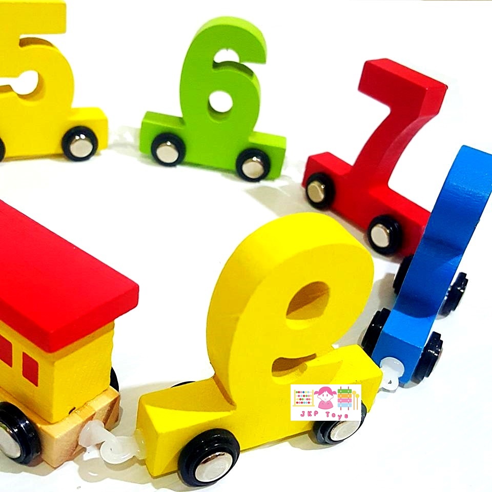 ขบวนรถไฟตัวเลข 0-9