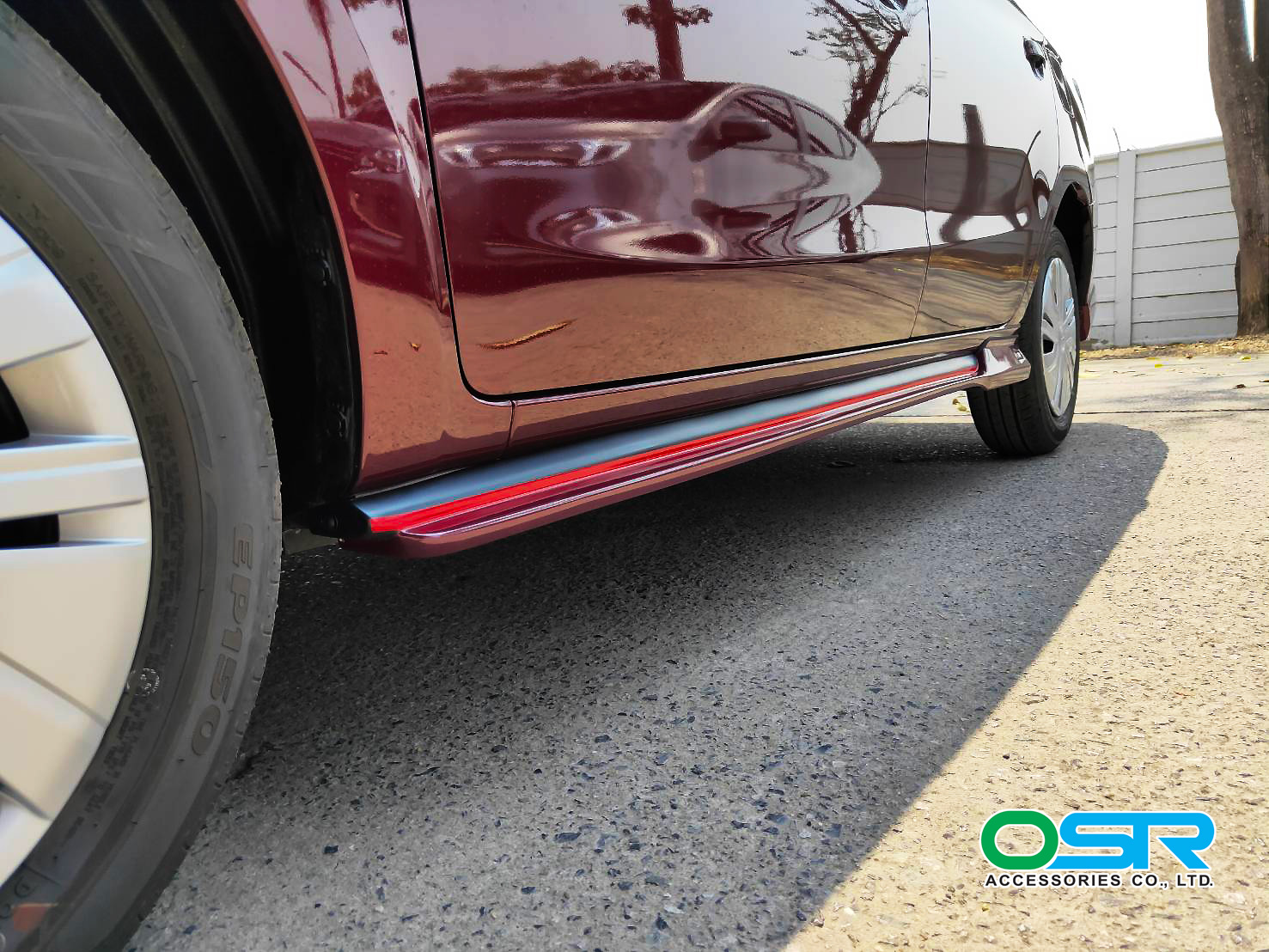 ชุดแต่งรถ สเกิร์ต-สปอยเลอร์ New Mitsubishi Attrage 2020 ทรง SR-Limited By OSR