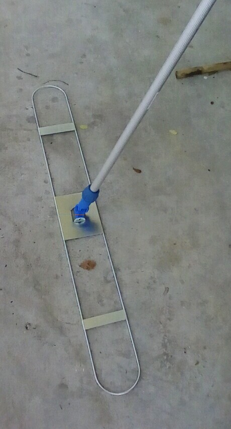 Tomkada - ชุดไม้ถูพื้น ดักฝุ่นได้ยอดเยี่ยม ม็อพดันฝุ่น หน้ากว้าง 100 ซม. ใยสีขาวครบชุด