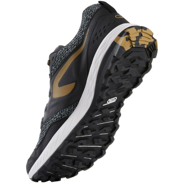 Kalenji รองเท้าวิ่งเทรลสำหรับผู้ชายรุ่น TR (สีดำ/บรอนซ์)