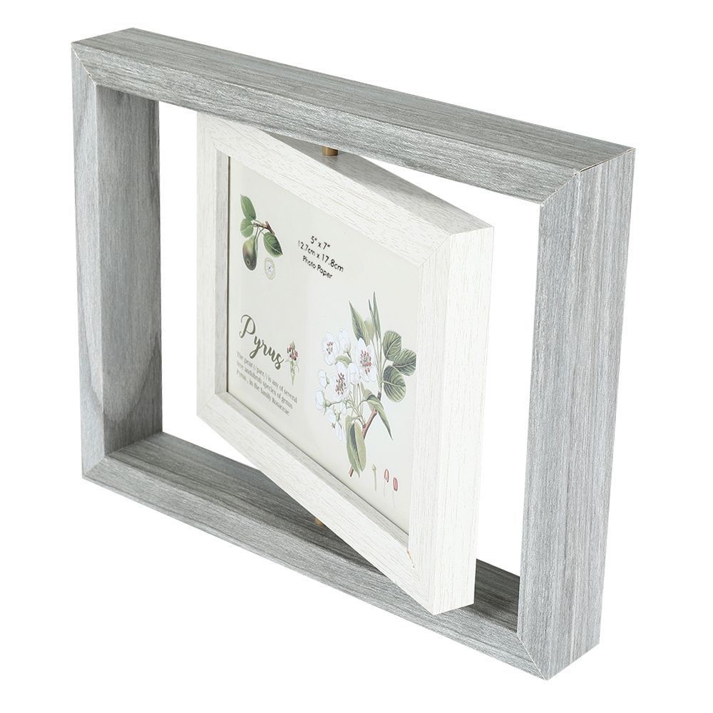 กรอบรูป HOME LIVING STYLE FLEUR 5X7 นิ้ว สีเทา กรอบรูป
