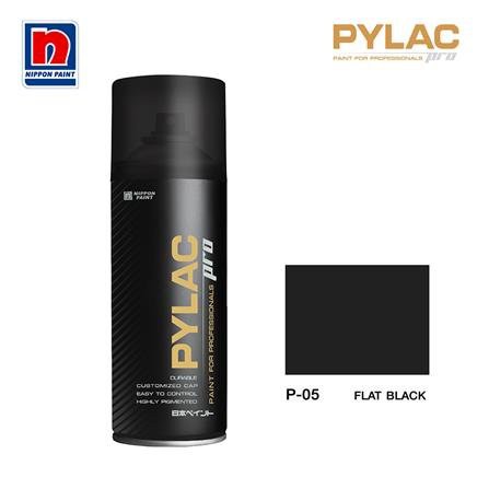 สีสเปรย์ PYLAC PRO P-05 FLAT BLACK มาตรฐานระดับโลก