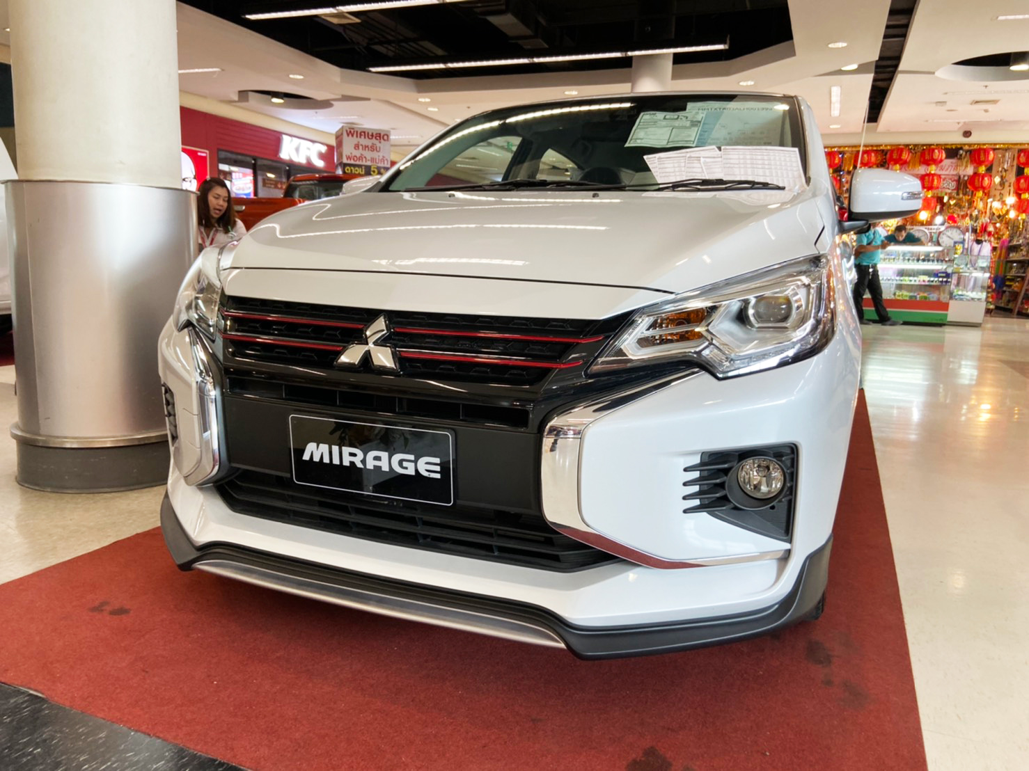 ชุดแต่งรถ สเกิร์ต-สปอยเลอร์ New Mitsubishi Mirage 2020 ทรง SR-Limited By OSR