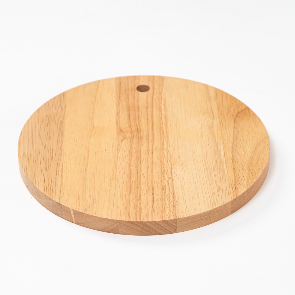 The Wood's Tale ป้ายไม้ ป้ายยินดีต้อนรับ ROUND SIGN (WELCOME) จากไม้ธรรมชาติ มีรูสำหรับแขวน