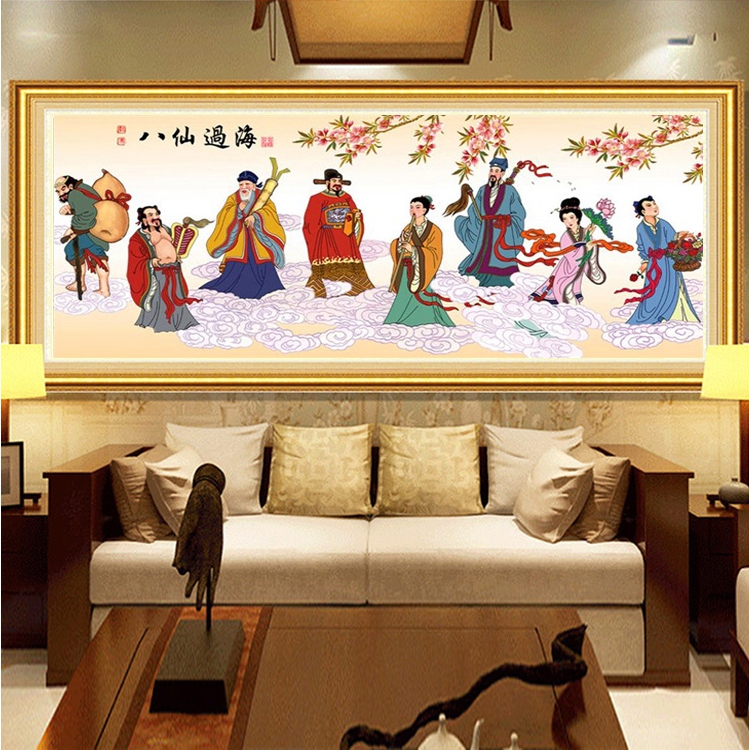 วิวบ้านสะพาน ครอสติสคริสตัล Diamond painting โมเสก ภาพติดเพชร งานฝีมือทำที่บ้าน DIY