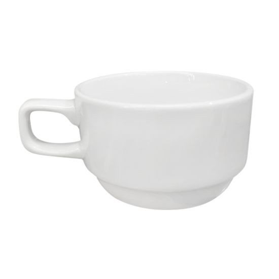 ROYAL PORCELAIN ถ้วยกาแฟ รุ่น WWP0231 ขนาด 8 x 8 x 9 ซม. สีขาว ปลอดภัยสำหรับใส่อาหารทั่วไป ทำความสะอาดง่าย
