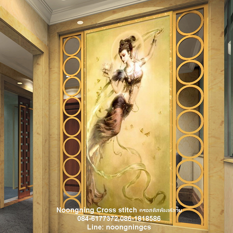 แมวนอน ชุดปักครอสติช พิมพ์ลาย ครอสติสจีน งานฝีมือ DIY