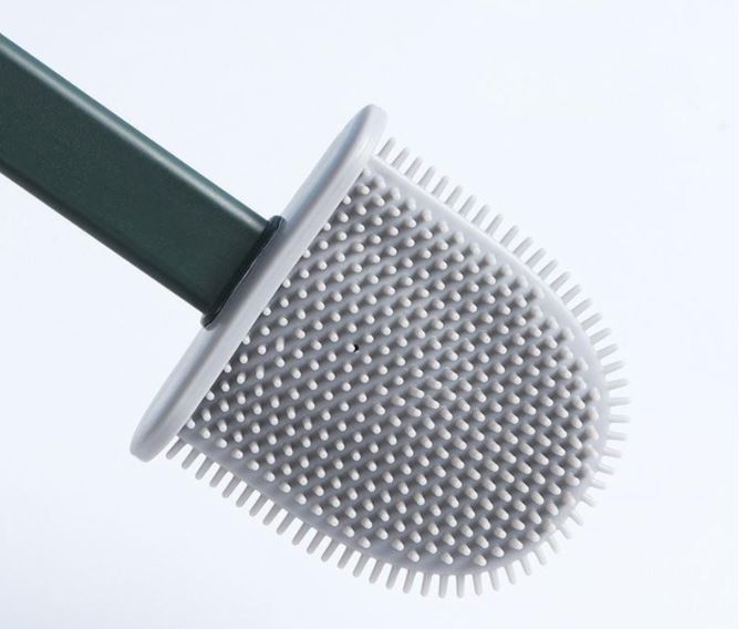 TKJR44R ลดเลย 70 แปรงขัดส้วม แปรงขัดห้องน้ำซิลิโคน ที่ขัดห้องน้ำ พร้อมฐานตั้งเก็บ