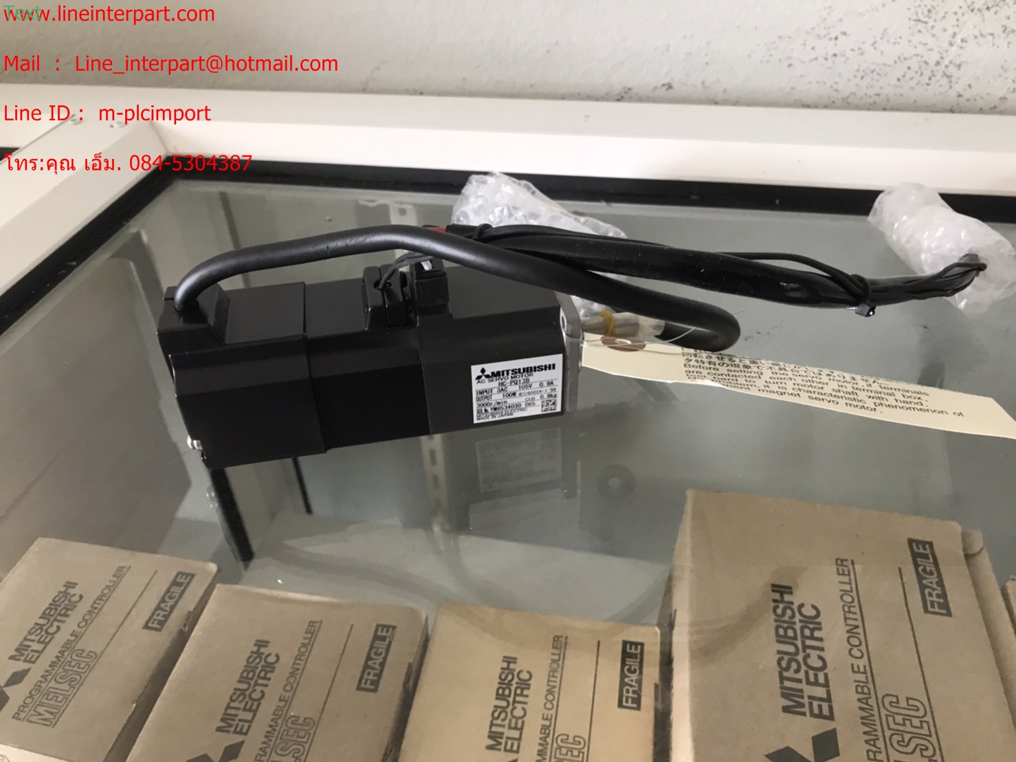 ขาย AC SERVOMOTOR MITSU HC-PQ13B