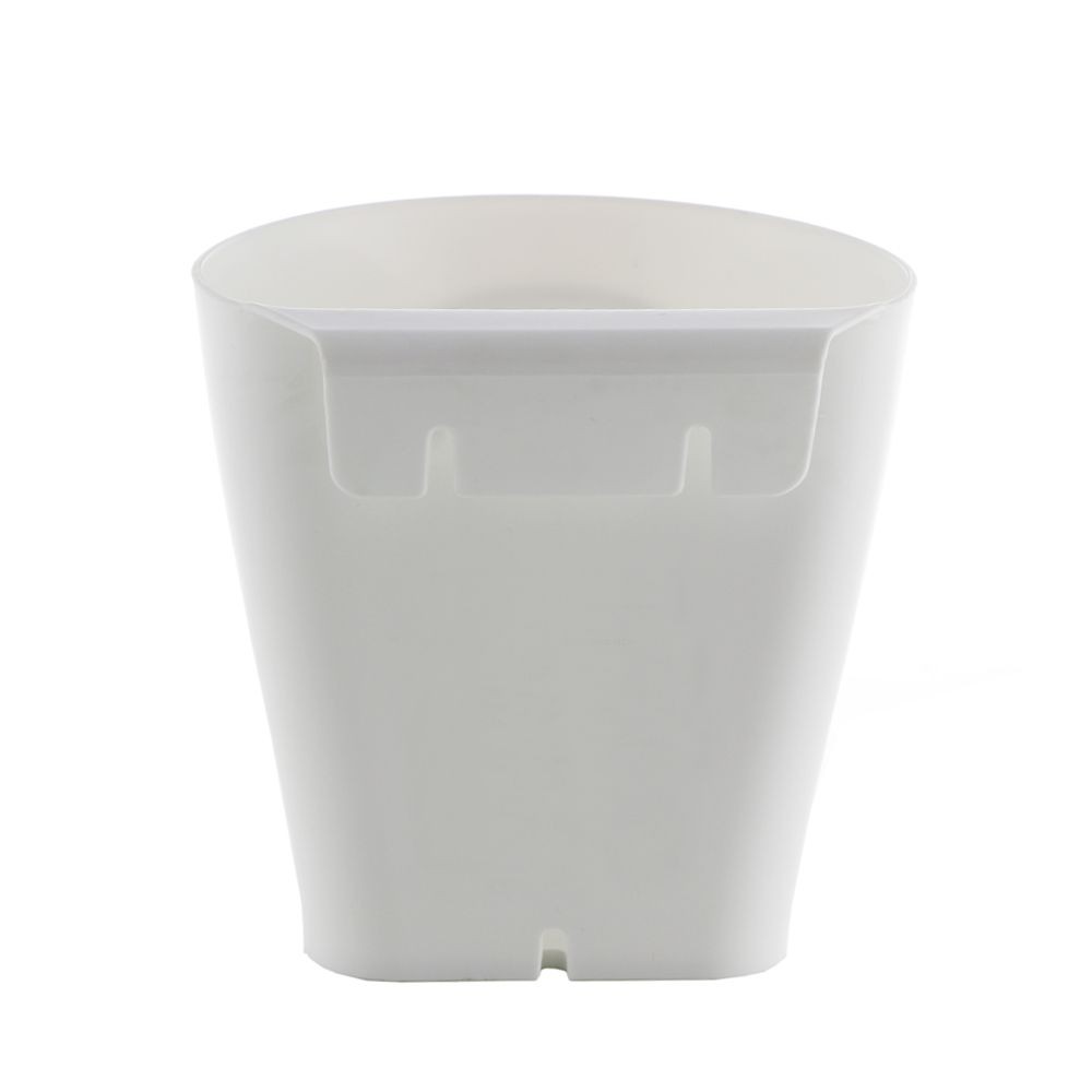 กระถางแขวนพลาสติก SPRING 13 ซม. สีขาว PLASTIC POLYETHYLENE HANG POT 13CM WHITE