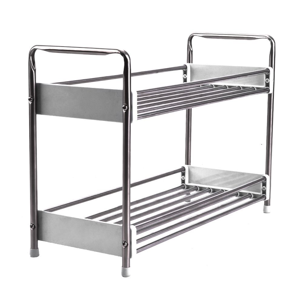 ชั้นวางสเตนเลส 2 ชั้น กว้าง HC/KECH HBS-02W KITCHEN RACK STAINLESS 2 TIERS HC/KECH HBS-02W
