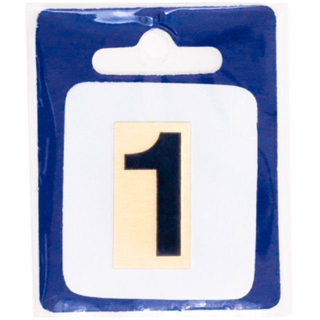 ตัวเลขอารบิค ทองเหลือง S&T 1096D 1 ARABIC NUMBER S&T 1096D 1 BR #1