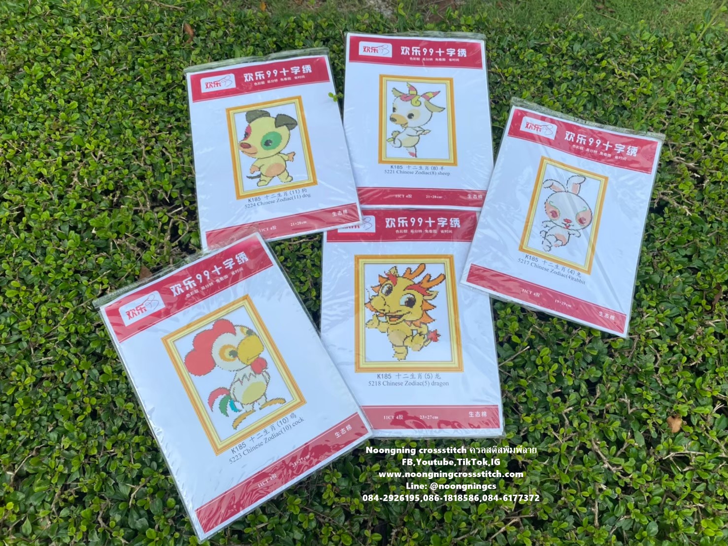 ดอกทานตะวัน ชุดปักครอสติช พิมพ์ลาย ครอสติสจีน งานฝีมือ DIY