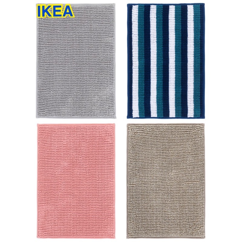 พรมเช็ดเท้า ✨ IKEA 🌈 ทอฟท์บู พรมเช็ดเท้า, ชมพู40x60 ซม. ห้องน้ำ พรมเช็ดเท้าหน้าประตู
