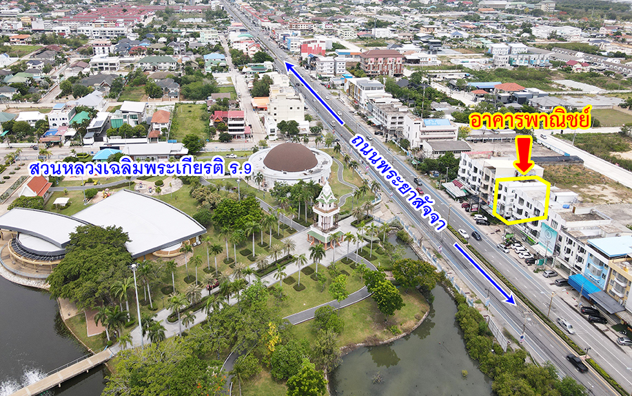 ขายอาคารพาณิชย์ 4 ชั้น+ดาดฟ้า ถนนพระยาสัจจา เสม็ด เมืองชลบุรี ชลบุรี