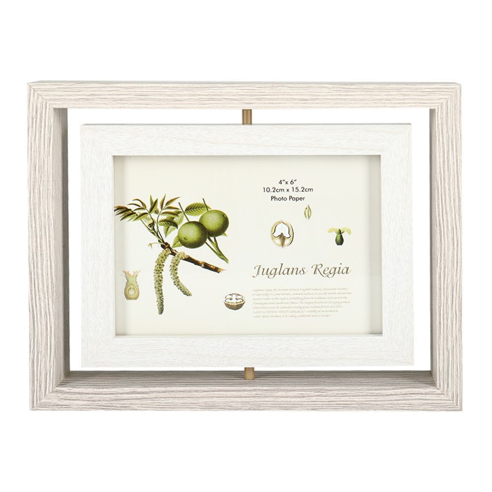 กรอบรูป HOME LIVING STYLE FLEUR 4X6 นิ้ว สีเบจ กรอบรูป