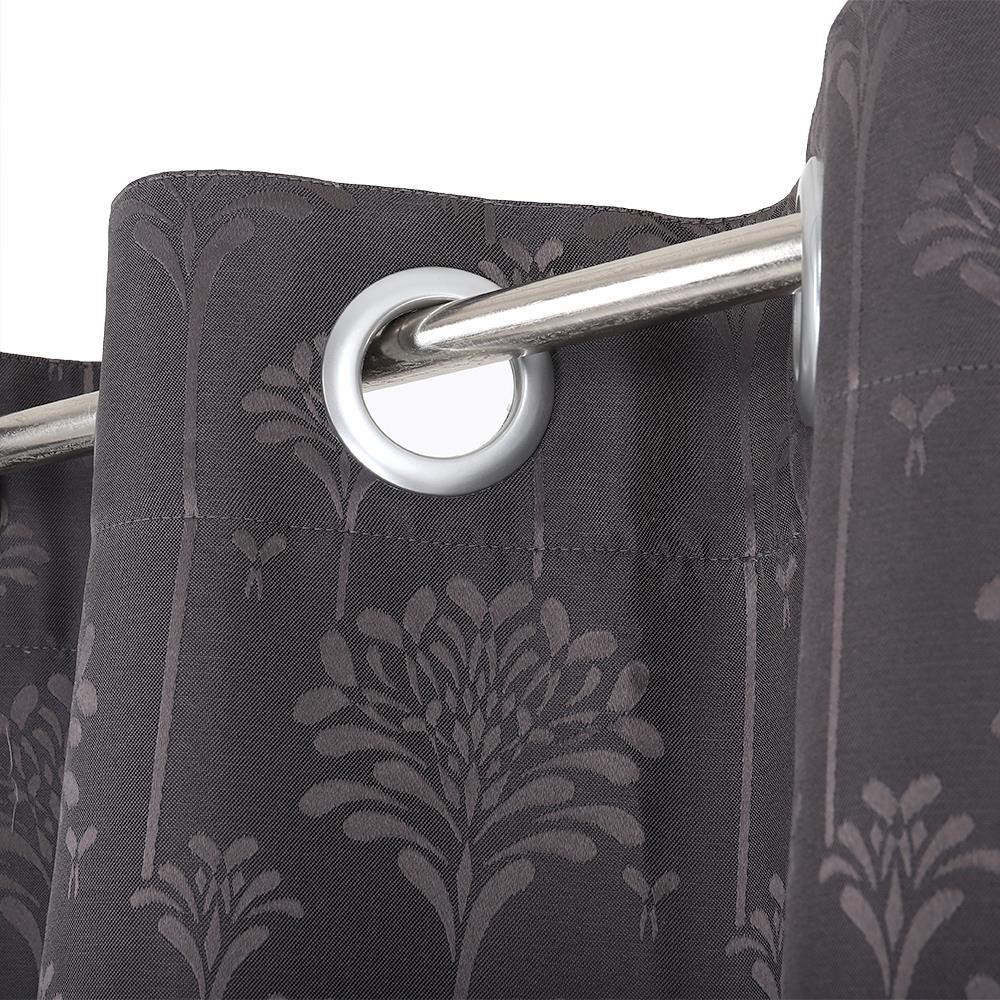 ผ้าม่าน EYELET CHILD FREEDOM STYLE KRIS UV 140x220 ซม. สีเทา ผ้าม่านประตู CURTAIN ผ้าม่านและมู่ลี่