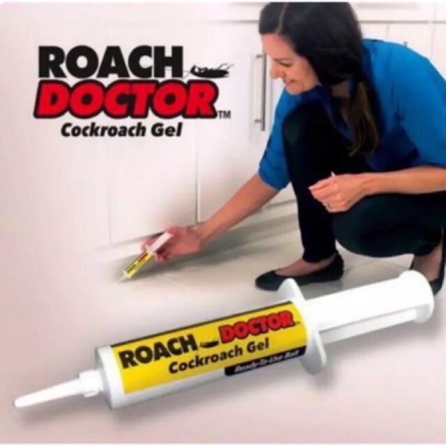 กำจัดแมลงสาบ roach doctor เจลฆ่าแมลงสาบ ยาฆ่าแมลงสาบ ยากำจัดแมลงสาบ เจลกำกัดมด แมลงสาป เจลกำจัดแมลง ขนาด 30 กรัม