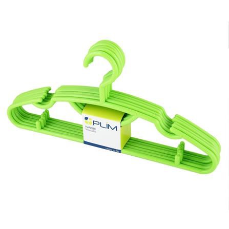 ไม้แขวนเสื้อคิงไซด์ เขียวเลมอน PLIM(1x6) ใช้งานได้อเนกประสงค์ตอบรับทุกความต้องการของการดูแลเสื้อผ้า