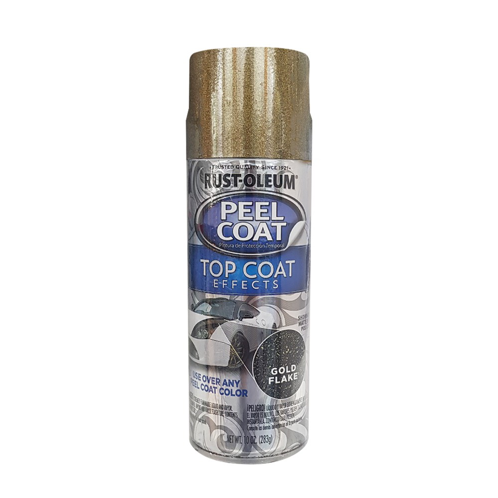 สีพ่น อุปกรณ์ก่อสร้าง สีกระป๋อง สีสเปรย์ RUST-OLEUM PEEL COAT #7339 11 ออนซ์ สีทอง